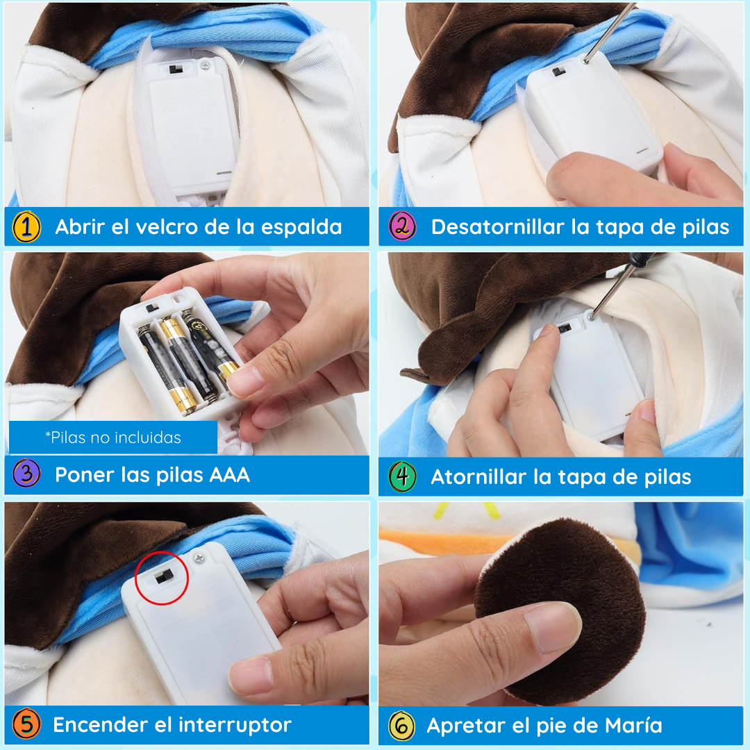 Peluche de María con Respiración Anti Ansiedad